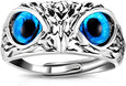 Demon Eye Owl Ring Rings Claire & Clara