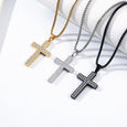 Diamond Encrusted Cross Necklace Necklace Claire & Clara