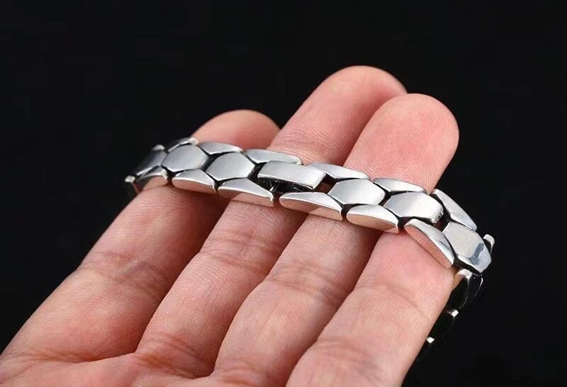 Domineering Tiger Silver Bracelet Bracelet Claire & Clara