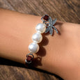 Dragonfly Leather Necklace Bracelet Set Necklace Claire & Clara