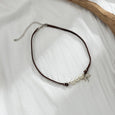 Dragonfly Leather Necklace Bracelet Set Necklace Claire & Clara