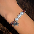 Dragonfly Leather Necklace Bracelet Set Necklace Claire & Clara