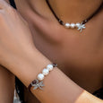 Dragonfly Leather Necklace Bracelet Set Necklace Claire & Clara