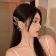 Elf Hollow Leaf Ear Cuffs Earrings Claire & Clara Sliver