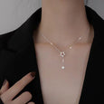 Emma Silver Shiny Stars Zirconia Necklace Necklace Claire & Clara