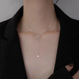 Emma Silver Shiny Stars Zirconia Necklace Necklace Claire & Clara