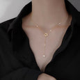 Emma Silver Shiny Stars Zirconia Necklace Necklace Claire & Clara