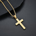 Engraved Prayer Cross Necklace Necklace Claire & Clara