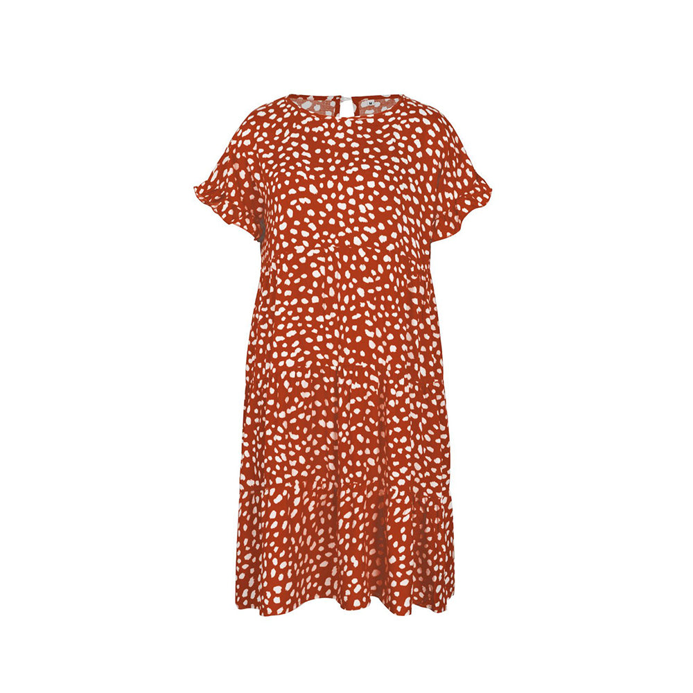Erin Ruffle Sleeve Polka Dot Dress Dresses Claire & Clara