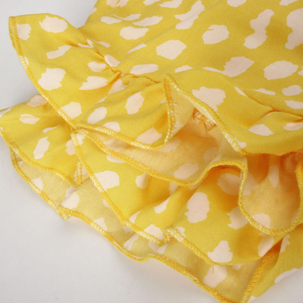 Erin Ruffle Sleeve Polka Dot Dress Dresses Claire & Clara