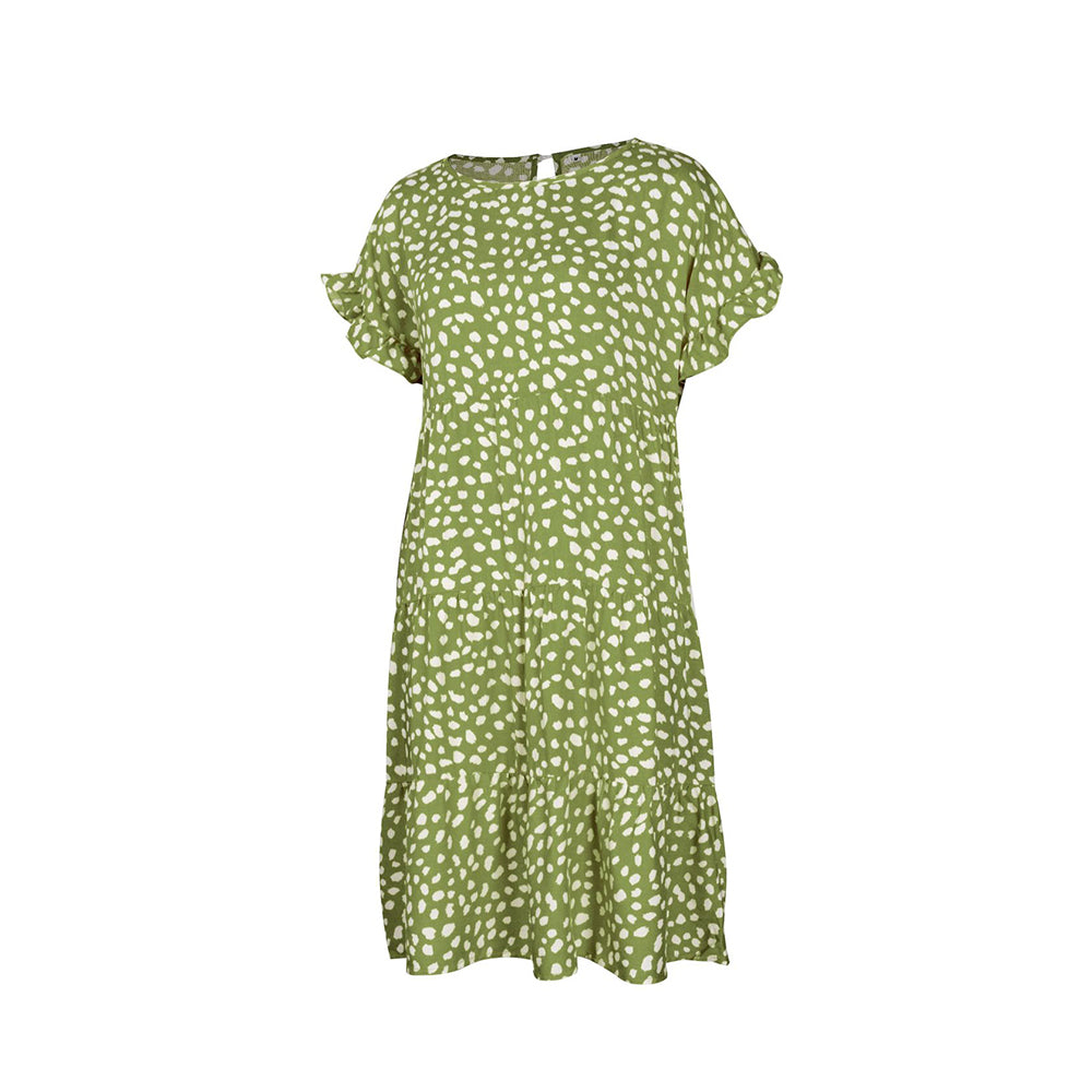 Erin Ruffle Sleeve Polka Dot Dress Dresses Claire & Clara