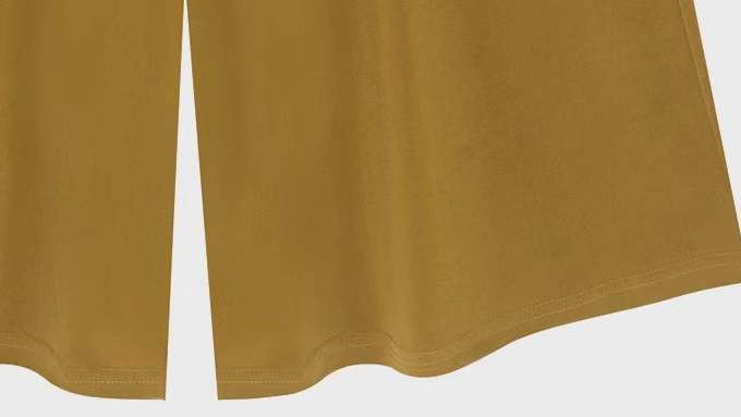 Evelyn Pleated Casual Wide Cropped Pants Bottoms Claire & Clara