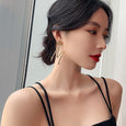 Exaggerated Metal Letter "M" Earrings Earrings Claire & Clara