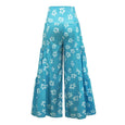 Floral Lace-up Casual Wide Leg Pants Bottoms Claire & Clara