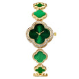 Four Leaf Clover Bracelet Watch Watches Claire & Clara Green