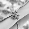 Four-leaf Clover Spinning Anxiety Relief Ring Ring Claire & Clara