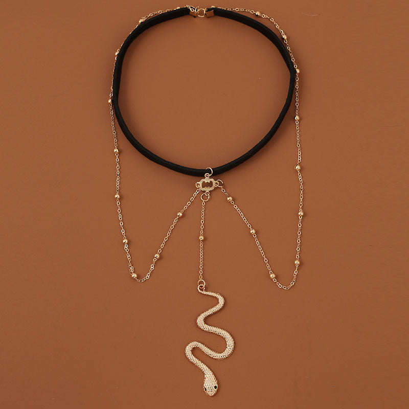 Gold Snake Leg Chain Chains Claire & Clara Gold