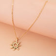 Good Vibes Only Sun Necklace Necklaces Claire & Clara