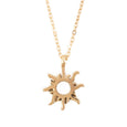Good Vibes Only Sun Necklace Necklaces Claire & Clara