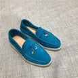 Hanged Metal Slip-on Loafers Shoes Shoes Claire & Clara US 4.5 Sky Blue