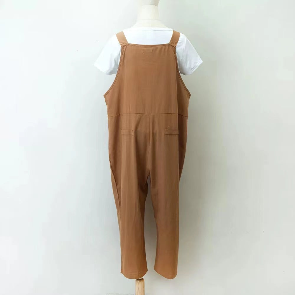 Hazel Loose Knot Tie Cotton Linen Vintage Overalls Bottoms Claire & Clara