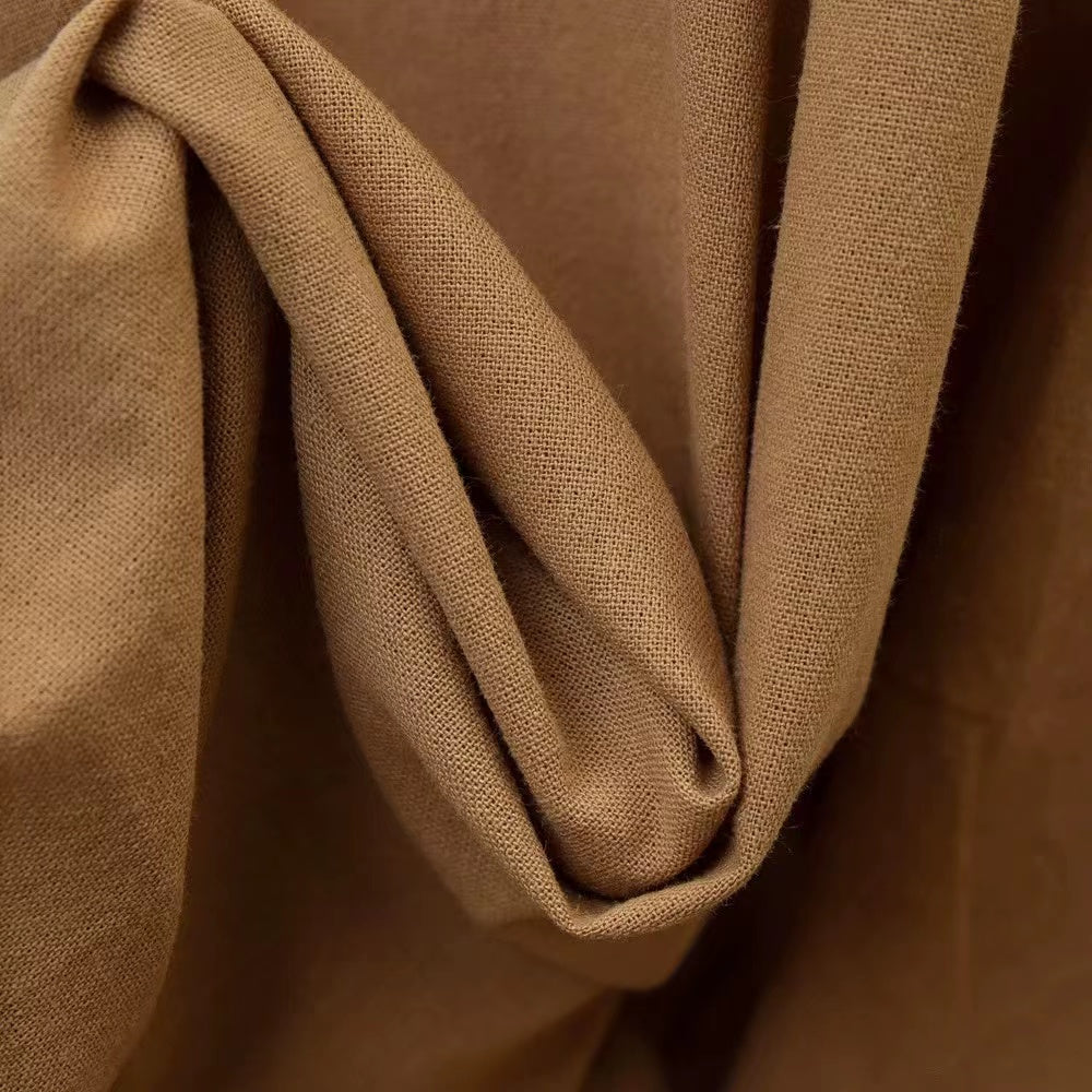 Hazel Loose Knot Tie Cotton Linen Vintage Overalls Bottoms Claire & Clara