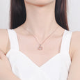 Heart and Heart Interwoven Necklace Necklaces Claire & Clara