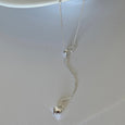 Heart Silver Y Necklace Necklace Claire & Clara