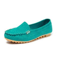 Helen Soft Round Toe Flat Loafers Shoes Shoes Claire & Clara US 4.5 Green