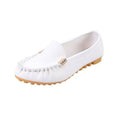 Helen Soft Round Toe Flat Loafers Shoes Shoes Claire & Clara US 4.5 White