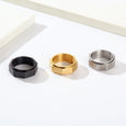 Hex Nut Titanium Steel Anxiety Relief Ring Ring Claire & Clara