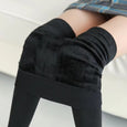 High Waist & Elastic Thicken Fleece Thermal Leggings Bottoms > Leggings > High Waist Leggings > Thick Leggings > Thermal Leggings > Fleece Leggings > Fleece- lined Leggings > Leggings for Women > Best Leggings for Women > Elastic Waistband Claire & Clara Black