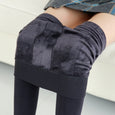 High Waist & Elastic Thicken Fleece Thermal Leggings Bottoms > Leggings > High Waist Leggings > Thick Leggings > Thermal Leggings > Fleece Leggings > Fleece- lined Leggings > Leggings for Women > Best Leggings for Women > Elastic Waistband Claire & Clara Grey