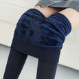 High Waist & Elastic Thicken Fleece Thermal Leggings Bottoms > Leggings > High Waist Leggings > Thick Leggings > Thermal Leggings > Fleece Leggings > Fleece- lined Leggings > Leggings for Women > Best Leggings for Women > Elastic Waistband Claire & Clara Navy