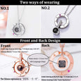 "I Love You" Projection Necklace in 100 Languages Necklaces Claire & Clara