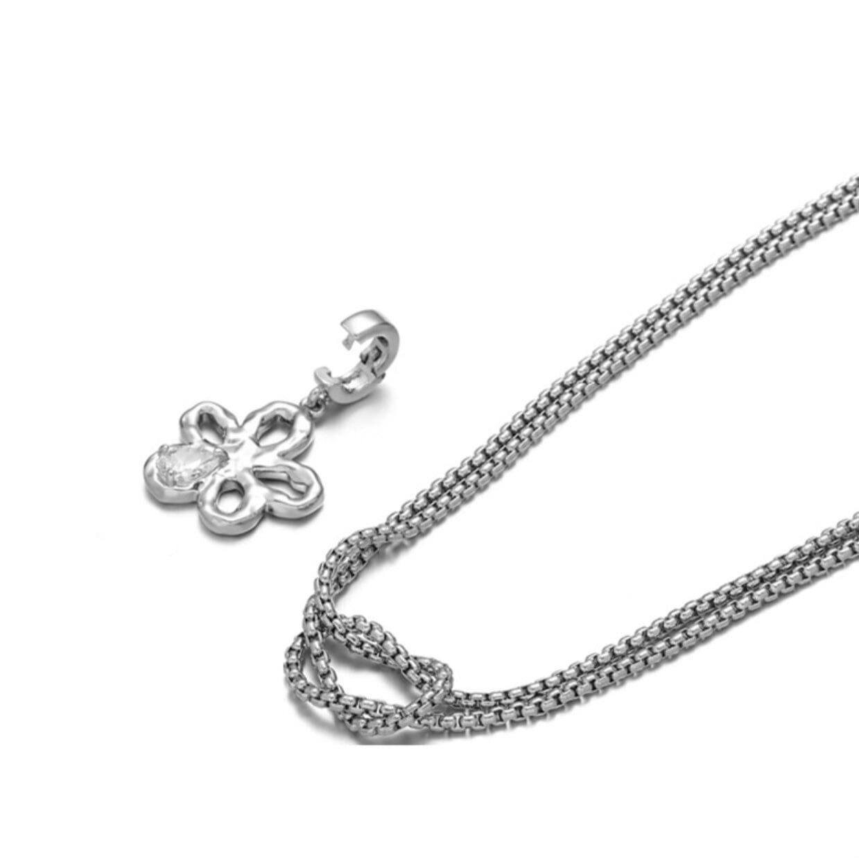 Irregular Petal Flower Necklace Necklace Claire & Clara