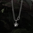 Irregular Petal Flower Necklace Necklace Claire & Clara