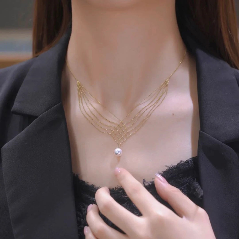 Isabella Mermaid Necklace Necklaces Claire & Clara