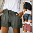 Janice High Waist Lace Up Shorts Bottoms Claire & Clara