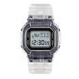 Jelly Digital Multifunctional Cube Watch Watches Claire & Clara Clear Black