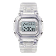 Jelly Digital Multifunctional Cube Watch Watches Claire & Clara Clear Silver