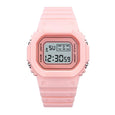 Jelly Digital Multifunctional Cube Watch Watches Claire & Clara Pink