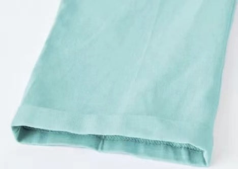 Judith Solid Color Lace Up Casual Pants Bottoms Claire & Clara