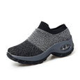 Karen Breathable Slip On Knit Sneakers Shoes Claire & Clara Grey US 4.5