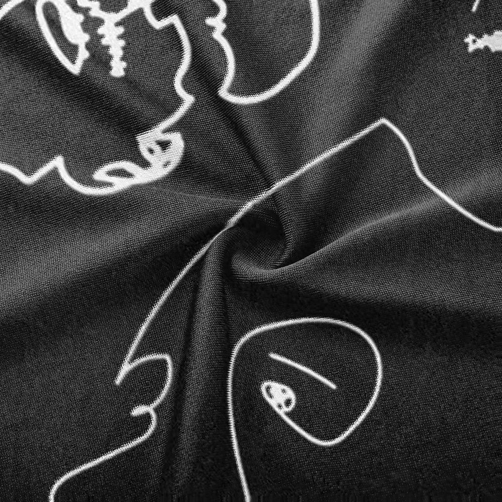 Khloe Mid Sleeve Button Neckline Printed Top Top Claire & Clara