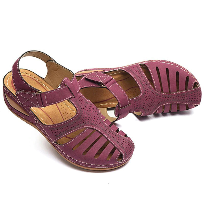Kim Soft PU Leather Anti-Slip Sandals Shoes Claire & Clara
