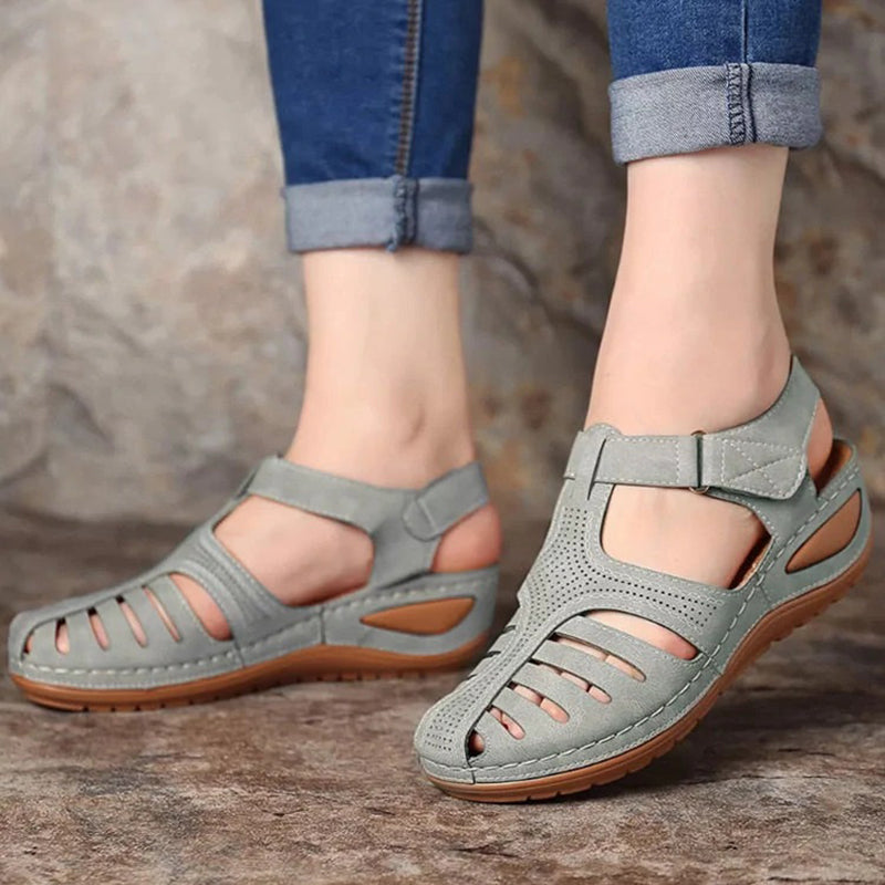 Kim Soft PU Leather Anti-Slip Sandals Shoes Claire & Clara