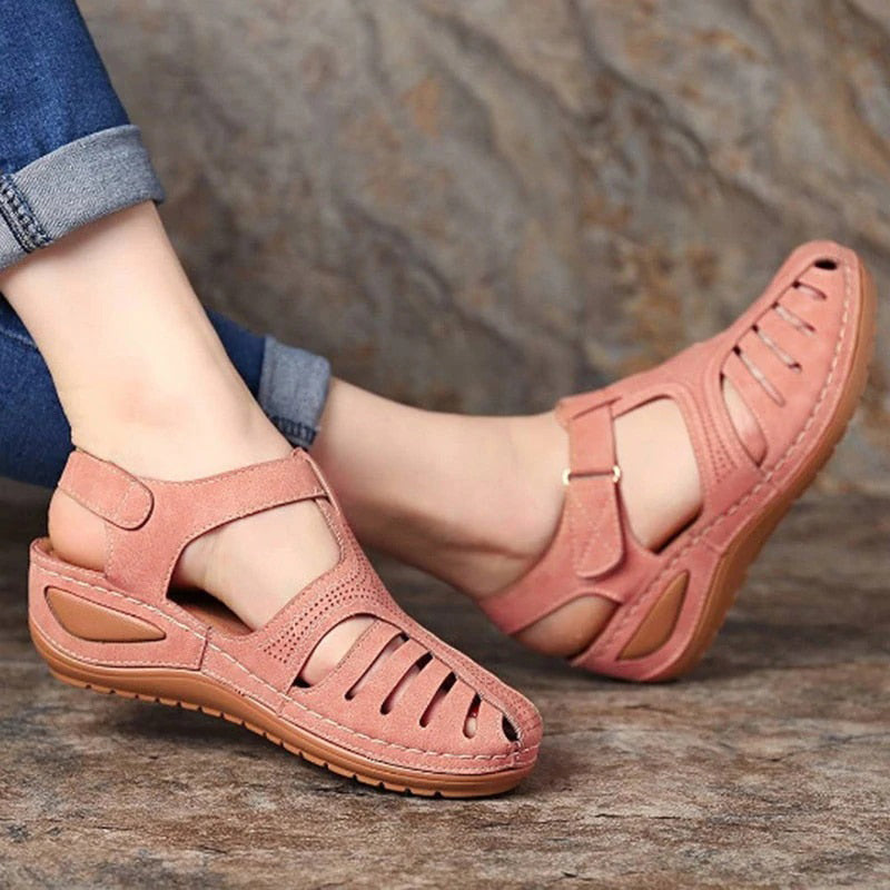 Kim Soft PU Leather Anti-Slip Sandals Shoes Claire & Clara