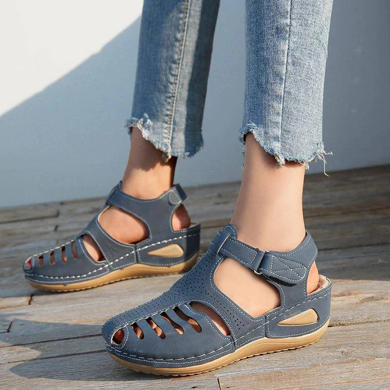 Kim Soft PU Leather Anti-Slip Sandals Shoes Claire & Clara