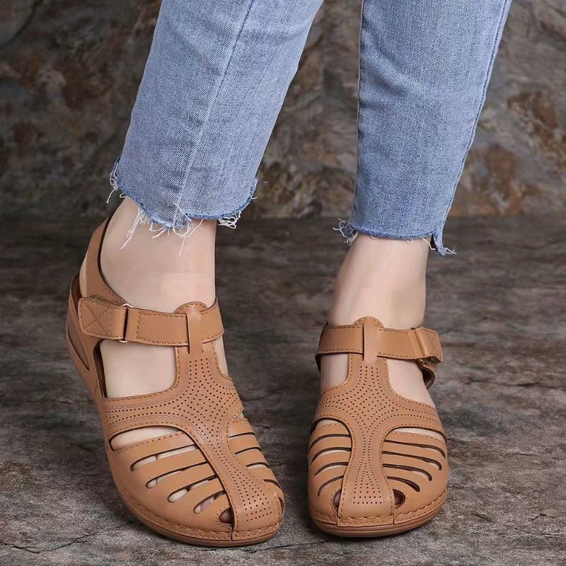 Kim Soft PU Leather Anti-Slip Sandals Shoes Claire & Clara